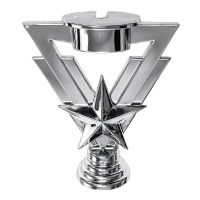 4" Silver Star Trophy Riser