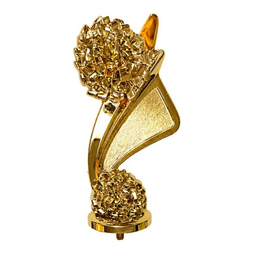6 1/4" Cheer Trophy Figure Gold