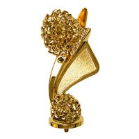 6 1/4" Cheer Trophy Figure Gold