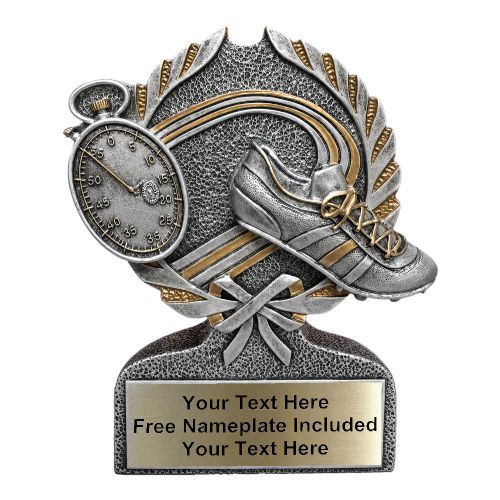 5" Track Centurion Series Resin Trophy