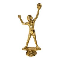 6" Gold Female Volleyball Trophy Figure