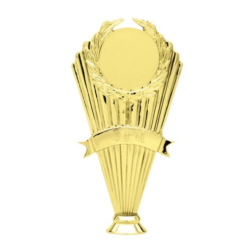 7 1/4" 3rd Place 2" Insert Holder Trophy Figure