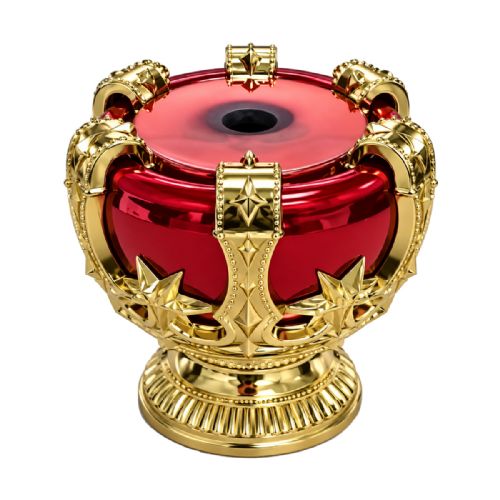 Gold/Red Crown Trophy Riser 2 3/4"