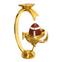 Gold 7" Spinning Football Trophy Riser