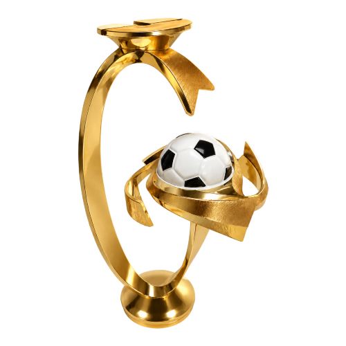 Gold 7" Spinning Soccer Trophy Riser