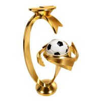Gold 7" Spinning Soccer Trophy Riser