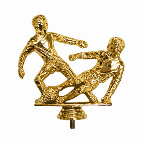 5" Male Double Action Soccer Gold Trophy Figure