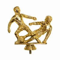 5" Male Double Action Soccer Gold Trophy Figure