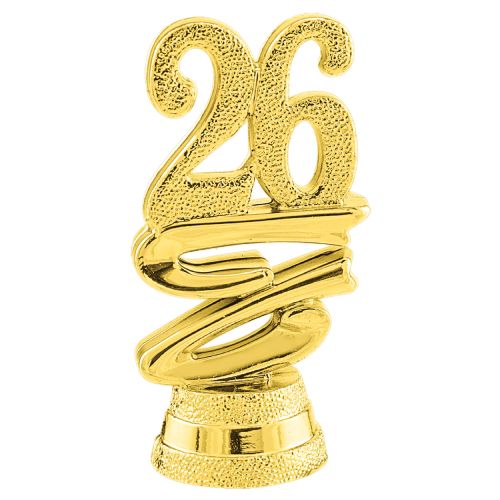 2" Gold 26 Ribbon Standup Trim