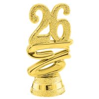 2" Gold 26 Ribbon Standup Trim