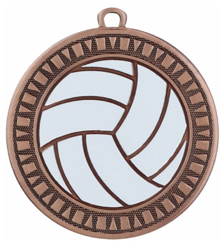 2 3/8" Volleyball Velocity Series Award Medal #4