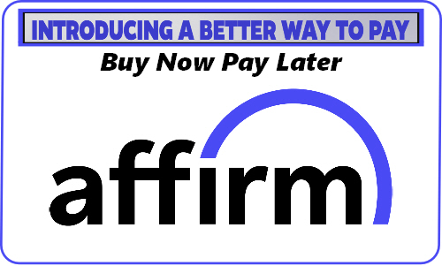 Now Available - Pay Later with Affirm