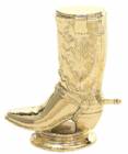 Gold 2 1/2" Boot Trophy Trim Piece