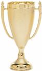 Gold 6 3/4" Plastic Trophy Cup