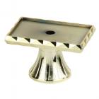 Gold 1 7/8" Diamond Rectangular Pedestal Riser