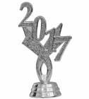 3 1/4" Silver "2017" Year Date Trophy Trim Piece