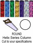 Round Helix Trophy Column - Cut to Length
