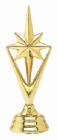 3 1/2" Gold Star Victory Trophy Trim Piece