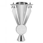 Silver 10" Star Ribbon Series Trophy Cup