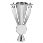 Silver 10" Star Ribbon Series Trophy Cup