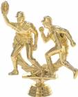 5 1/2" Baseball Double Action Gold Trophy Figure
