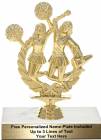 6 3/8" Double Cheerleaders Trophy Kit