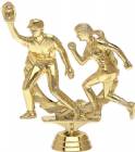 4 5/8" Double Action Softball Gold Trophy Figure