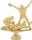 5 3/4" Triple Action Softball Gold Trophy Figure