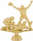 5 3/4" Triple Action Baseball Gold Trophy Figure