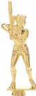 10 1/2" Softball Batter Female Gold Trophy Figure