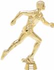 8 1/2" Track Male Gold Trophy Figure