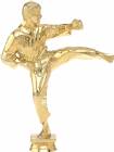 8 1/2" Karate Male Trophy Figure Gold