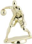 5" Gold Male Crossover Basketball Trophy Figure
