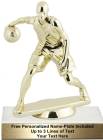 5 3/4" Gold Male Crossover Basketball Trophy Kit