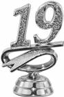 2 1/2" Silver "19" Year Date Trophy Trim Piece