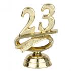 2 1/2" Gold "23" Year Date Trophy Trim Piece