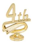4th Place 2 1/4" Trophy Trim Piece