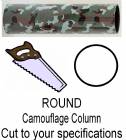 Round Camouflage Trophy Column - Cut to Length