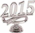 2 1/4" Silver "2015" Year Date Trophy Trim Piece
