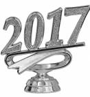 2 1/4" Silver "2017" Year Date Trophy Trim Piece