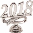 2 1/2" Silver "2018" Year Date Trophy Trim Piece