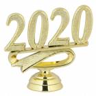 2 1/2" "2020" Year Date Gold Trophy Trim Piece