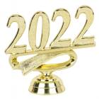 2 1/2" Gold "2022" Year Date Trophy Trim Piece