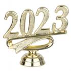 2 1/2" Gold "2023" Year Date Trophy Trim Piece
