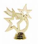 3" Gold Dancing Stars Trophy Trim Piece