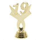 3" Gold "19" Year Date Trophy Trim Piece