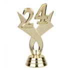 3" Gold - "24" Year Date Trophy Trim Piece