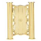 Gold 8 3/4" 2-Column Riser with Plate Holder