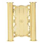 Gold 8 3/4" 2-Column Riser with Plate Holder