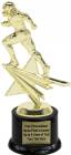 8 1/4" Football Star Series Trophy Kit with Pedestal Base